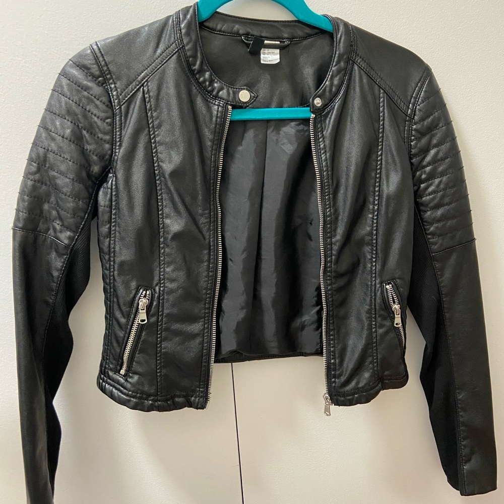 Faux Leather Jacket